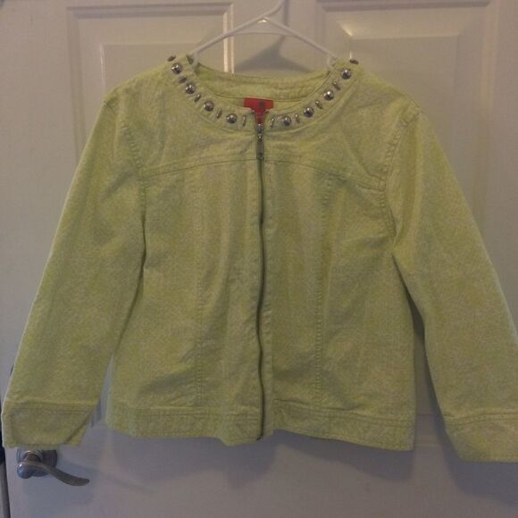Hearts of Palm zipper blazer - Picture 1 of 3